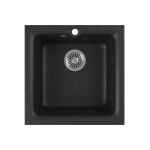 Кухонная мойка GreenStone GRS-42 цвет: черный GRS-42-308 (артикул 18806106) – фото 1