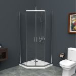 Душевой уголок BelBagno UNO-195-P-2-90-C-Cr (артикул 20570944) – фото 1
