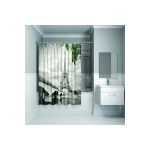 Штора для ванной комнаты IDDIS 180*200 см, полиэстер, Paris days, Grey 541P18Ri11 (артикул 15902029) – фото 1