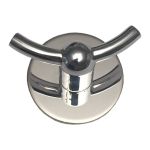 Крючок для ванной Kleber двойной на клейкой ленте Позитив KLE-027 (артикул 16432458) – фото 1