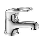 Одноручный смеситель для умывальника Decoroom монолитный DR21011 (артикул 16850437) – фото 1