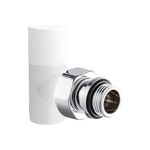 Угловой ручной вентиль SR Rubinetterie 1/2, цвет белый, Tondera Light 0774-1500VC0A (артикул 16127856) – фото 1
