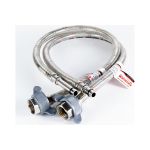 Подводка к смесителю PROFACTOR LUXE с полимерным покрытием, 1/2 х М10, пара, 50 см PF WFH 525.50 (артикул 20429872) – фото 1