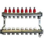 Коллекторный блок для теплого пола 1x3/4EU отв.-8 Gekon GK 72108 (артикул 16046288) – фото 1