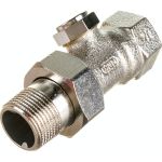 Вентиль для радиатора Honeywell Home 3/4 прямой, нижний, никелированная бронза, конус Kvs 1.45, PN10 V2420D0020 (артикул 21886186) – фото 1