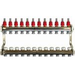 Коллекторный блок для теплого пола 1x3/4EU отв.-12 Gekon GK 74112 (артикул 16046181) – фото 1