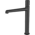 Смеситель для накладных раковин BELBAGNO UNO без донного клапана, черный UNO-LMC-NERO-W0 (артикул 19010964) – фото 1