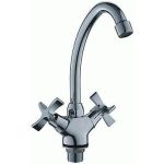 Смеситель для кухни LEDEME крест, керамика, гайка L4922 806886 (артикул 16108451) – фото 1