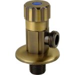 Угловой кран Veragio Sbortis 1/2"", с отражателем, бронза VR.SBR-8223.BR (артикул 16226958) – фото 1