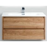 BelBagno База под раковину подвесная KRAFT-900-2C-SO-RNN Rovere Nebrasca Nature (артикул 20186512) – фото 1