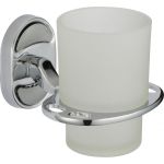 Держатель для стакана и зубных щеток Savol хром S-007057 23238 (артикул 16393306) – фото 1