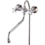 Смеситель для ванны G-lauf Solone с поворотным изливом и душевой лейкой, хром JIK7-A102-A (артикул 16185185) – фото 1