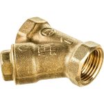 Сетчатый фильтр Giacomini R74A, 1/2, В, PN, бар-16, латунь R74AY103 (артикул 21579424) – фото 1
