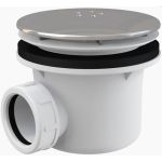 Сифон для душевого поддона Alca Plast A49K металл LUX 00022248 (артикул 16470489) – фото 1