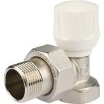 Ручной терморегулирующий угловой клапан STOUT 3/4 SVR 2102 000020 (артикул 16053646) – фото 1