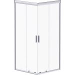 Damixa Душ. огр.Skyline Square 90x90x190, профиль мат. хром, стекло прозрачное DX35WG-403-090MT (артикул 20621608) – фото 1