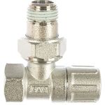 Запорный угловой вентиль FAR 1/2" ВР FV 1200 12 (артикул 15703184) – фото 1