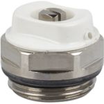 Ручной воздухоотводчик SR Rubinetterie 1/2"", никель 0001-1500N000 (артикул 16914253) – фото 1