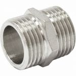 Ниппель STI Ду15 (1/2") никелированный D270-04971 (артикул 22002208) – фото 1