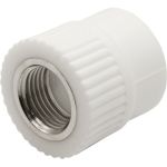 Комбинированная муфта VRT внутренняя, 25х1/2"", EVER plast, белый 538227 (артикул 16531543) – фото 1