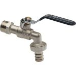 Шаровой кран AQUALINK водоразборный, под шланг, 3/4 W h ручка 3951 (артикул 17359938) – фото 1