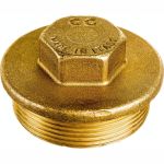 Заглушка Н 2 латунная Uni-Fitt 608G7000 (артикул 15615085) – фото 1