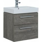 Aquanet Тумба Nova 60 2 ящ. цв.дуб рошелье 00249915 (артикул 16358121) – фото 1