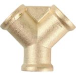 Переходник ECO Y-образный внутренняя резьба G1/4 латунь (12151) AB-Y-FT14 (артикул 23722617) – фото 1