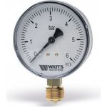 Манометр Watts F+R250 радиальный 0-6 бар, корпус 100mm, 1/2"" 10008077 (артикул 16180160) – фото 1
