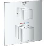 Grohe Grohtherm Cube Термостат для душа с переключателем на 2 положения верхний/ 24154000 (артикул 16253115) – фото 1