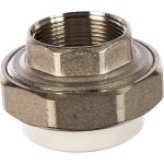 Комбинированная разъемная муфта (американка) PRO AQUA PP-R ВР белая d-50 мм 1 1/2" PA20022b (артикул 15791708) – фото 1