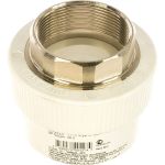 Комбинированная муфта под ключ PRO AQUA PP-R ВР белая d-50 мм 2" PA22523Pb (артикул 15791625) – фото 1