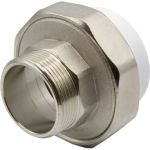 Комбинированная муфта VRT разъемная, наружная, 50х1 1/2"", EVER plast, белый 532364 (артикул 16532028) – фото 1