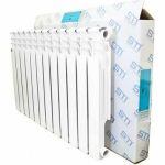 Алюминиевый радиатор STI Classic 500-80 12 секций D220-00083 (артикул 20532940) – фото 1