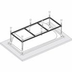Каркас к прямоуголным ваннам VAGNERPLAST 160x70 VPK16070 (артикул 16283720) – фото 1