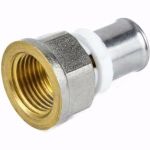 Муфта Aquasfera МП прессовая, латунь, Дн16х3/4 ВР 8002-02 027-8789 (артикул 16507928) – фото 1
