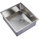 Мойка для подстольного монтажа MIXLINE PRO 50x44х20 см, толщина 3 мм, выпуск 3 1/2, с сифоном, сатин 548568 (артикул 21377944) – фото 1