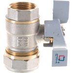 Шаровой кран для воды СТМ СТАНДАРТ 20х1/2"", ц/г, бабочка CWPF1220 (артикул 16199050) – фото 1