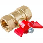 Шаровой для воды VALFEX 1/2"" ВР/ВР ручка-бабочка, латунный 11Б27фт1М VF.217.LB1.012.Bir (артикул 20957481) – фото 1
