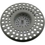 Ситечко ORIO для раковины, мойки, ванны серое А-6678-2 (артикул 24681069) – фото 1