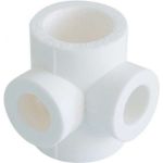 Крестовина VALFEX PP-R белая, 2-плоскостная, 32х20 мм 10118232 127-8212 (артикул 16164257) – фото 1