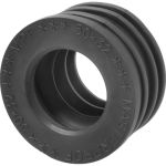 Сантехническая манжета для канализации MPF 50x32, черная, уплотнительная, переходная ИС.131606 (артикул 21336850) – фото 1