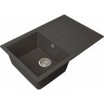 Кухонная мойка GreenStone цвет: черный GRS-76-308 (артикул 17990083) – фото 1