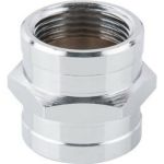 Латунная муфта AV Engineering внутренняя-внутрен��яя 1/2 хром AVE302004 (артикул 22939455) – фото 1