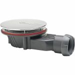 Сифон для душевого поддона Wirquin SLIM сверхплоский сухой затвор слив D90 мм 30723365 (артикул 23184267) – фото 1