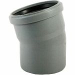 Отвод Flextron D 110 мм 15 градусов, для внутренней канализации 148000 (артикул 25682961) – фото 1