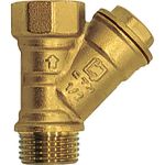 Сетчатый фильтр СТМ 1/2"", штуцер-гайка CBYFMF12 (артикул 16200527) – фото 1