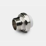 Муфтовая американка КОНТУР PPR НР D40-1 1/2 усиленная 011301040500 (артикул 24615585) – фото 1