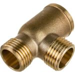 Латунный тройник AV Engineering внутренняя-наружная-наружная 1/2 AVE306009 (артикул 22938693) – фото 1