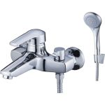 Смеситель для ванны G-lauf Solone с монолитным изливом и душевой лейкой, хром SIT3-A182 (артикул 16185315) – фото 1